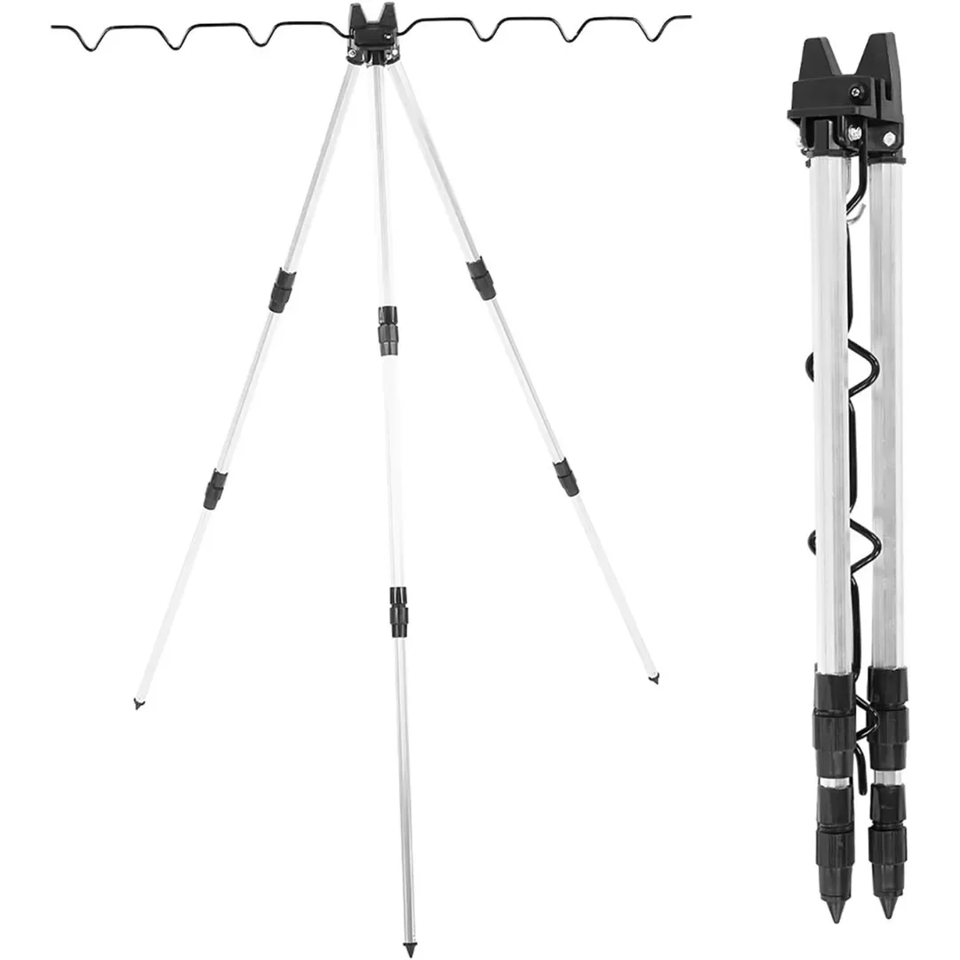 텔레스코픽 낚싯대 삼각대 홀더, 야외 해변 낚시를 위한 - Fishing Rod Telescopic 리뷰 및 가격