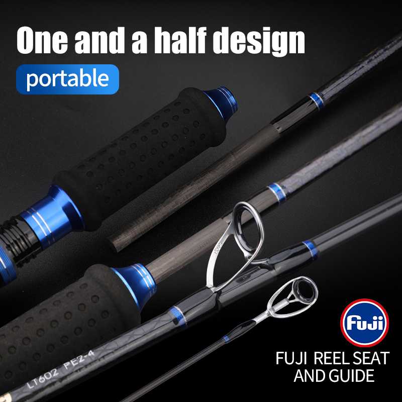 ROLLFISH 프리미엄 2 섹션 탄소 섬유 고속 지그 - Fishing Rod Surf 리뷰 및 가격